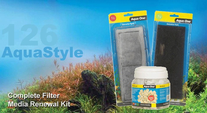 AquaStyle 126 Complete Filter Media Renewal Kit