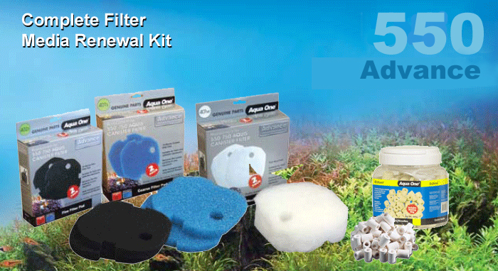 Advance 550 Complete Filter Media Kit