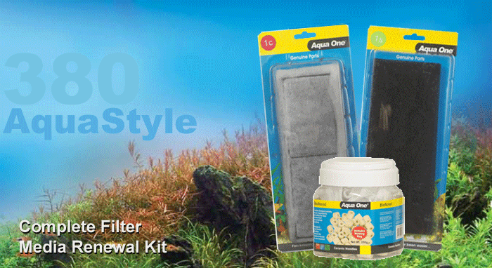 AquaStyle 380 Complete Filter Media Kit