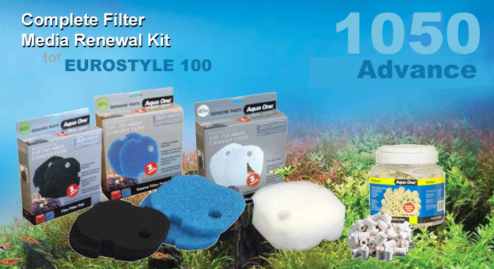 EuroStyle 100 - Advance 1050 Complete Filter Media Kit