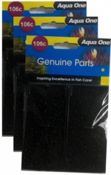 Aqua One (106c) Carbon Cartridge *** TRIPLE PACK ***