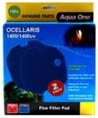 Aqua One Blue Sponge Pad 2 per pack for Ocellaris 1400 / 1400uv - (140s)