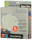 Aquis Advance 2250 UV / 2450 UV Wool Pad (2 pack) - 405w