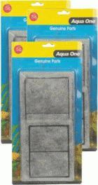 Aqua One (5c) Carbon and Wool Cartridge *** TRIPLE PACK ***
